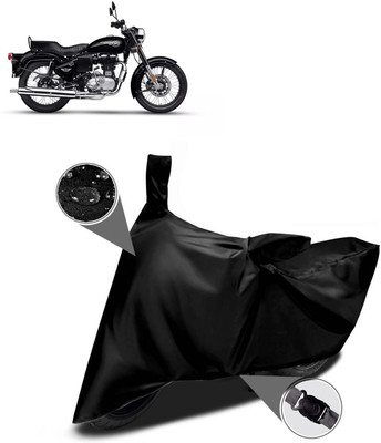 DeepShakshi AUTOMOTIVE Two Wheeler Cover for Royal Enfield(Bullet 350 Twinspark, Black)
