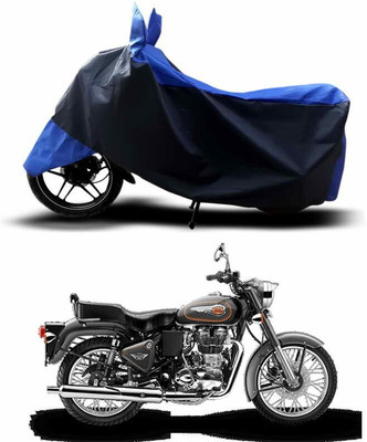 ANTHUB Waterproof Two Wheeler Cover for Royal Enfield(Classic 500, Blue)