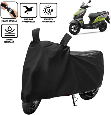 Amikan Waterproof Two Wheeler Cover for Suzuki(Avenis 125, Black)