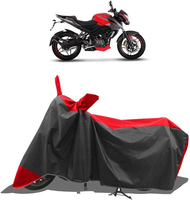 KEDIT Two Wheeler Cover for Universal For Bike(Pulsar 200 NS DTS-i, Red, Black)