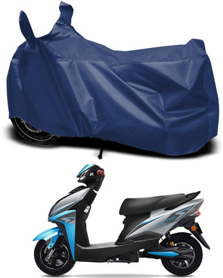 RABABLI Waterproof Two Wheeler Cover for Techo Electra(Electra 4S, Blue)
