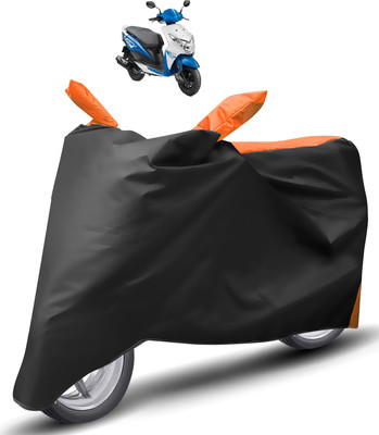 Caronix Two Wheeler Cover for Honda(Dio, Orange)