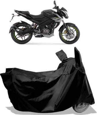 Amexride Two Wheeler Cover for Bajaj(Pulsar 200NS FI, Black)