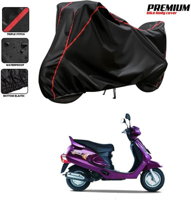 PAGORA Waterproof Two Wheeler Cover for Mahindra(Duro 125, Black)
