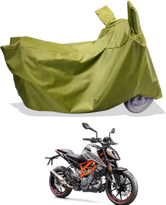 Amexride Two Wheeler Cover for KTM(125 Duke, Maroon)