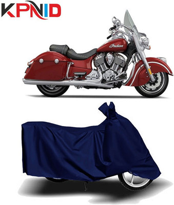 MJD Waterproof Two Wheeler Cover for Indian(Springfield, Blue)