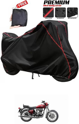 DeepShakshi AUTOMOTIVE Two Wheeler Cover for Royal Enfield(Twin spark, Black)