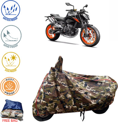 FAMEXON Waterproof Two Wheeler Cover for KTM(650GT, Multicolor)