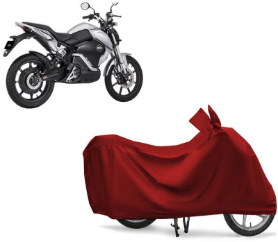 EGAL Two Wheeler Cover for Revolt(RV Cafe Racer BS6, Maroon)