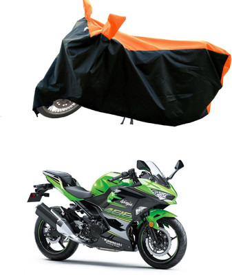 DeepShakshi AUTOMOTIVE Waterproof Two Wheeler Cover for Kawasaki(Ninja 650 bs6, Orange)