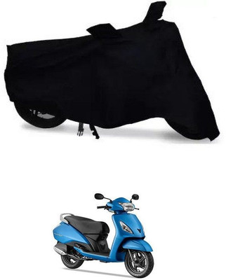 DeepShakshi AUTOMOTIVE Waterproof Two Wheeler Cover for TVS(Jupiter, Black)