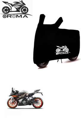 DeepShakshi AUTOMOTIVE Waterproof Two Wheeler Cover for KTM(RC125 BS6, Black)