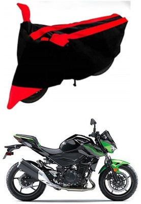 Ascension Two Wheeler Cover for Kawasaki(Z650, Red, Black)