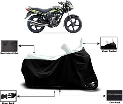 Amexride Two Wheeler Cover for TVS(Sport KS, White)