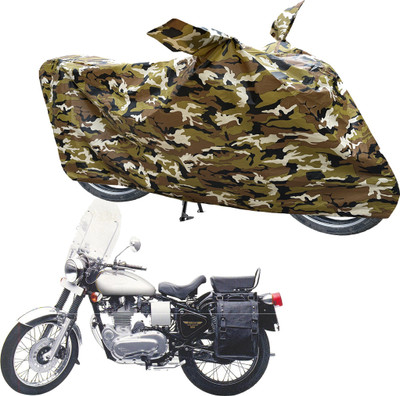 RiderShine Waterproof Two Wheeler Cover for Royal Enfield(Machismo 500, Multicolor)