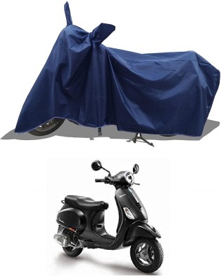 AASHTIK MART Two Wheeler Cover for Vespa(Vespa LX 125, Blue)