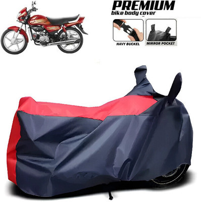SK AUTO Waterproof Two Wheeler Cover for Honda, Bajaj, Hero, TVS(Red, Blue)