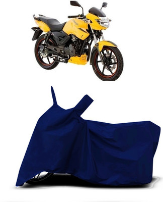 VESMEI Two Wheeler Cover for TVS(Apache 150, Blue)