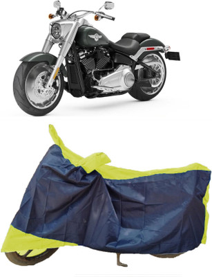 ANTOFY Two Wheeler Cover for Harley Davidson(Fat Boy, Multicolor)