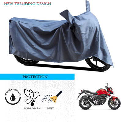 ANTHUB Waterproof Two Wheeler Cover for Honda(CB Hornet 160, Grey)