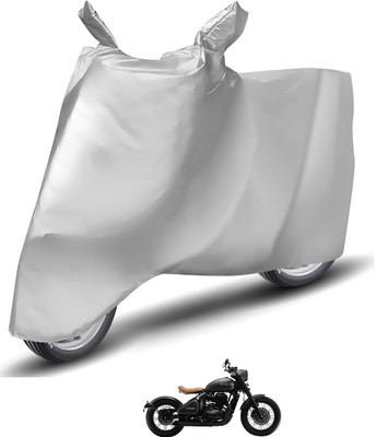 Caronix Waterproof Two Wheeler Cover for JAWA(Perak, Silver)