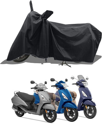 DeepShakshi AUTOMOTIVE Two Wheeler Cover for TVS(Jupiter classic, Black)