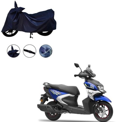 Furnish Flow Two Wheeler Cover for Yamaha(RayZR 125 Fi, Blue)