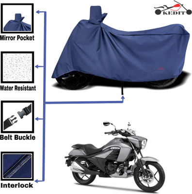 AASHTIK MART Two Wheeler Cover for Suzuki(Intruder, Blue)