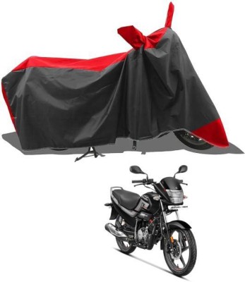 LIFE TO HUB Two Wheeler Cover for Hero, Honda, Bajaj, Ather, TVS, Yamaha(Scooty Pep+, Black, Red)