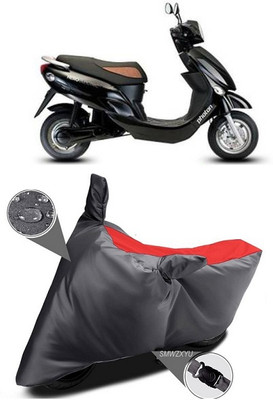 smwzxyu Waterproof Two Wheeler Cover for Hero(Electric Photon, Black, Red)