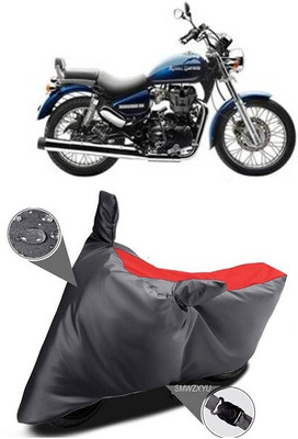 SK AUTO Waterproof Two Wheeler Cover for Royal Enfield(Thunderbird 350, Black, Red)