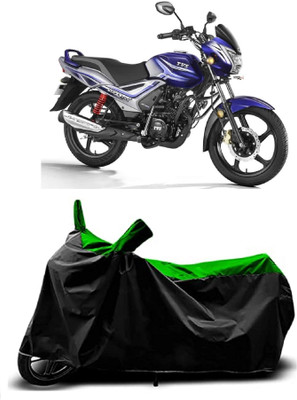 THE REAL ARV Waterproof Two Wheeler Cover for TVS(Star City Plus, Green)