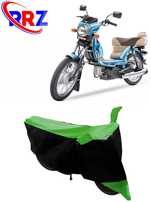 RRZ Waterproof Two Wheeler Cover for TVS(XL 1200, Black, Green)