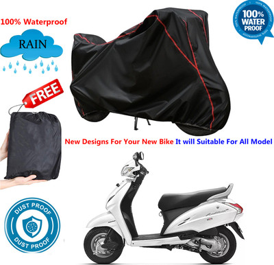 AUTOCAD Waterproof Two Wheeler Cover for Honda(Activa 3G, Black)