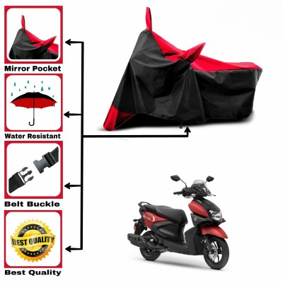 DeepShakshi AUTOMOTIVE Two Wheeler Cover for Yamaha(Ray-ZR 125FI, Red, Black)