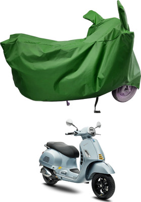 Amexride Two Wheeler Cover for Vespa(GTS Super 300, Maroon)