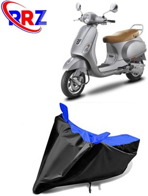 RRZ Waterproof Two Wheeler Cover for Vespa(Vespa VXL, Black, Blue)