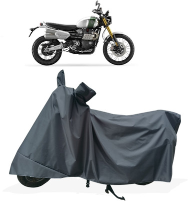 Tricway Two Wheeler Cover for Triumph(Scrambler 1200 BS6, Grey)