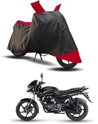 KEDIT Two Wheeler Cover for Bajaj(Pulsar 180 BS6, Red, Black)