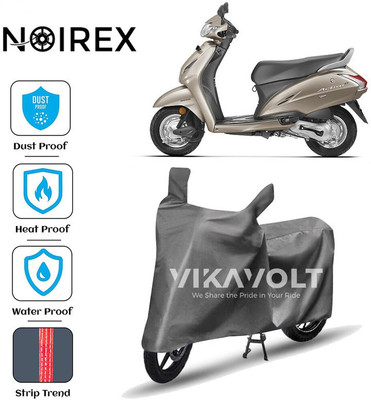 NOIREX Two Wheeler Cover for Honda(Activa 4G, Grey)