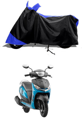 GROFATIK Two Wheeler Cover for Yamaha(Alpha BS6, Blue)