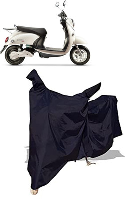 Amexride Two Wheeler Cover for Evolet(Polo BS6, Black)