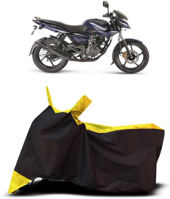 VESMEI Two Wheeler Cover for Bajaj(Discover 135, Yellow)