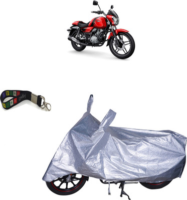 UKIGAL Waterproof Two Wheeler Cover for Bajaj(V15, Silver)