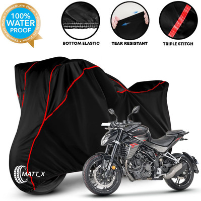 MATT_X Waterproof Two Wheeler Cover for Hero(Xtreme 200R, Black, Red)
