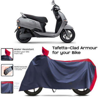 WMIZEXA Two Wheeler Cover for TVS(Red, Blue)
