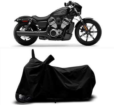 RABABLI Waterproof Two Wheeler Cover for Harley Davidson(Forty Eight, Black)
