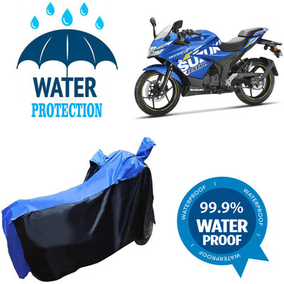 Mdstar Waterproof Two Wheeler Cover for Suzuki(Gixxer SF, Multicolor)