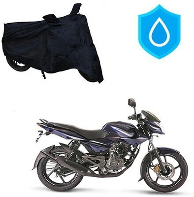 DeepShakshi AUTOMOTIVE Waterproof Two Wheeler Cover for Bajaj(Pulsar 135 LS DTS-i, Black)