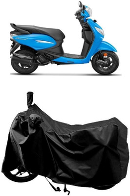 DeepShakshi AUTOMOTIVE Two Wheeler Cover for Hero(Pleasure+ 110, Black)